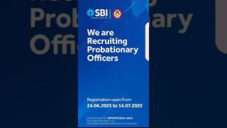 #SBIPO2025 #SBINotification #SBIRecruitment#SBIcareerl SBI PO notification Out l
