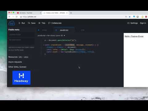 การสร้างและใช้งาน  CustomEvent  ใน Javascript