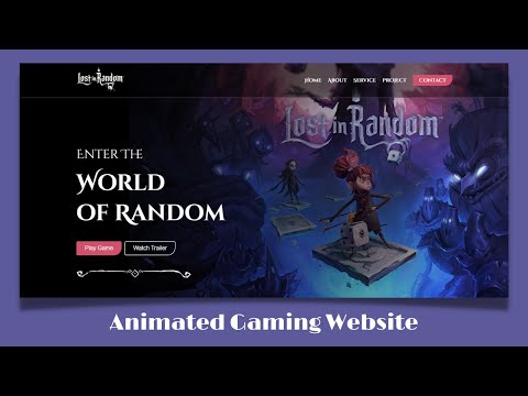 How To Make Animated Website Design Using HTML And CSS Step By Step Tutorial 2025