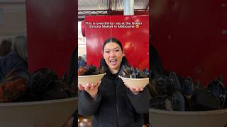 Everything I ate at the Queen Victoria Market in Melbourne 😍🍩🍦