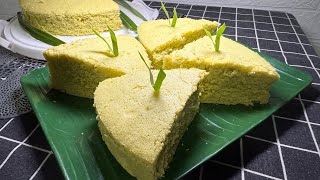 传统鸡蛋糕食谱 | 松软香甜，满满班兰蛋香 | Traditional Steamed Egg Sponge Cake Recipe