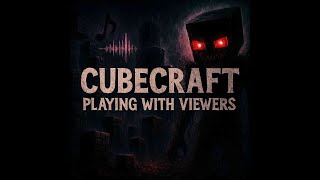 cubecraft playing with viewers