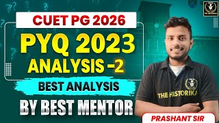 CUET PG Political Science PYQ 2023 analysis Part 2 | Previous Year paper analysis 2025 | By Prasoon