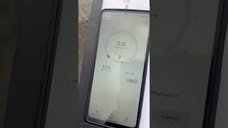 Llanfairfechan Beach mobile network speed test Vodafone O2 EE and Three on HMD 4G phone