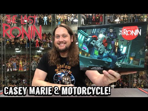 Casey Marie & Motorcycle Last Ronin Teenage Mutant Ninja Turtles NECA Unboxing & Review!