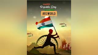 Happy Republic Day Friends l ARS WORLD #arsworld