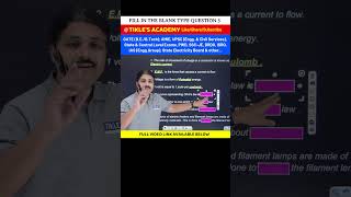 FILL IN THE BLANK TYPES QUESTIONS (PART-5) #shorts #tiklesacademy #youtubeshorts #ytshorts