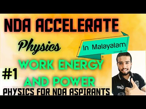 WORK POWER AND ENERGY|Full Concept Revision For NDA|NDA ACCELERATE|