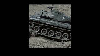 #This is the man's toy # Military model # Main battle tank # 1:16Model tank#USA Walker Bulldog M41A3