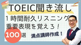 【聞き流し1時間】TOEIC600点目標リスニング フレーズで重要表現が覚えられる！３【19】
