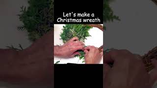 クリスマスリースを作ろう！／ Let's make a Christmas wreath! #shorts