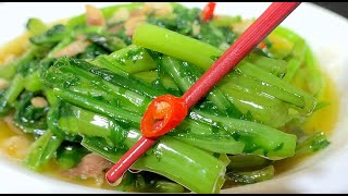 Chrysanthemum chrysanthemum is simply fried and delicious, crisp and delicious, salty and delicious