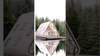 Sample way to model an A-frame house in SketchUp. #sketchup #nicetower