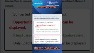 How to Pass the Salesforce Admin Exam – Mock Questions & Real Practice Test 2025 | 14 #shorts