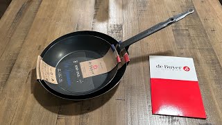 La Lyonnaise De Buyer Carbon Steel: Unboxing 10.25” & 12” + Egg Test