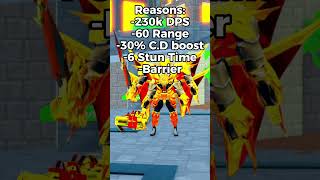 🏆 Top 5 Best Units in Toilet Tower Defense (Updated) | #shorts #ttd #telanthric #roblox