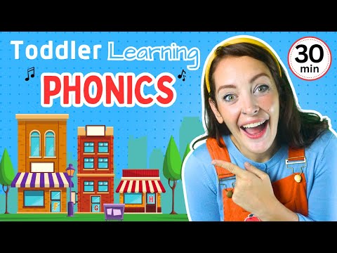 (F-J) Learn Alphabet Letters & Sounds | Play, Sing & Learn to Talk | Signs & Songs | Toddler Video