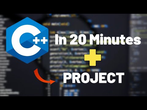 C++ Tutorial for Beginners - Learn C++ in 20 Minutes + PROJECT (Learn 10x Faster)