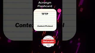 TFTP #networkplus #comptianetworkplus #comptia #comptiaexam