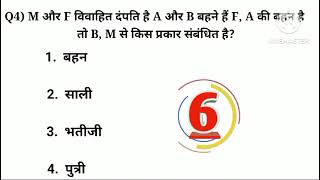Reasoning important questions for SSC GD/RPF/MTS 2024|| GK QUIZ ||