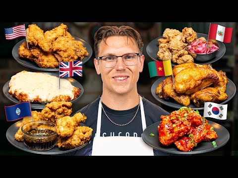 Eating Fried Chicken From Around The World