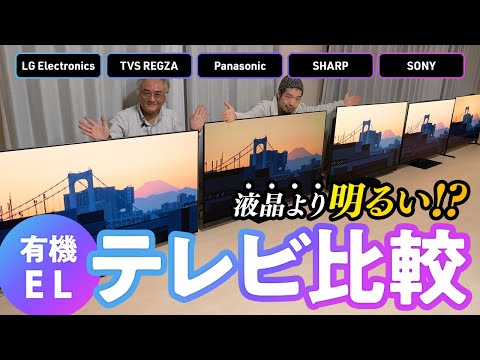 【2024～2025】55V型有機ELテレビ5機種“ガチ”画質比較