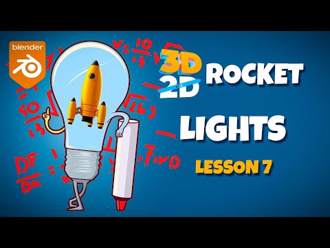 Blender Beginner Tutorial - Part 7 (Lights)
