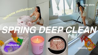 *extreme* SPRING DEEP CLEAN MOTIVATION 🧼 ultimate RESET ROUTINE + ORGANIZE apartment, 2025 cleaning
