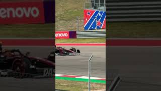 Hamilton & Norris warm up laps #F1 #usgp