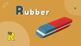 Words with R | Letter R | kids earth #Rr #words #letterabc #kindergarten #abcd #basicvocabulary #R