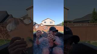 Plunge of nightmares 🥶 #coldplunge #icebath