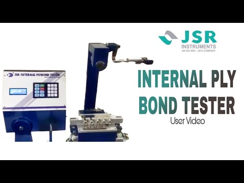 JSR - Internal Ply Bond Tester || Testing of Ply bond Tester