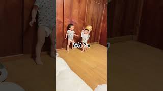【子育て記録】1歳3ヶ月と3歳0ヶ月が2人で遊んだら…こんな感じなるよね…🥰😍笑 #こどものいる暮らし #次男坊 #三男坊 #斉藤家の日常 #いやし #5人きょうだい #かわいい