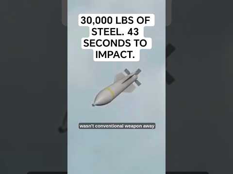 The Bomb That Silenced Iran’s Nukes #shorts #thinkinseconds ##GBU57