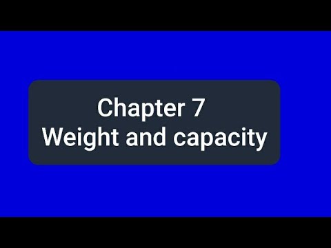 Chapter 7 weight
