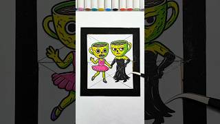 Brainrot Horror Zombie Amazing Creative DIY Paper Pieces Putting Game 🧩✨ DIY Game Idea #shorts #diy