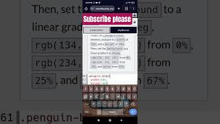 CSS Transformation by building a Penguin step32(1) #ytshorts#youtubeshorts#freecodecamp #htmlcss