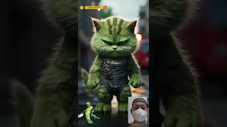 cute cat version of superheroes 💥 #avengers #marvel #ai #imageai #cat #shorts