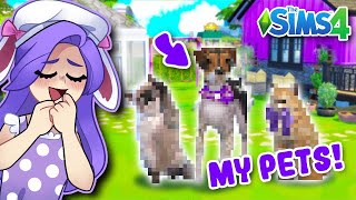 Making My REAL LIFE PETS In The SIMS 4!