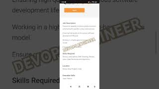 Devops Engineer job opportunity #devopsjobs #dailyjobupdates #itupdates #techjobs