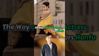 The New-Style Hanfu by Xu Jiao #chineseculture #clothing #style #fashion #cdrama #chineseactress