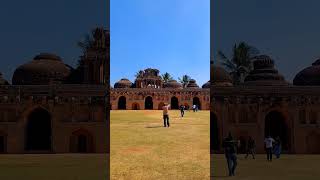 Elephant Stable, Hampi. #shortsvideo #travel #hampi #shortsfeed #viralvideo #viral #hampiruins