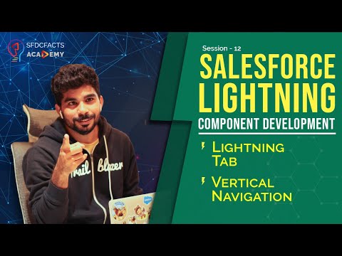 Lightning Component Development Day12 - Lightning Tab, Vertical Navigation