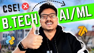 Better than CSE ! B.tech in AI/ML 🔥Career In Artificial Intelligence & Machine Learning 2023, B.tech