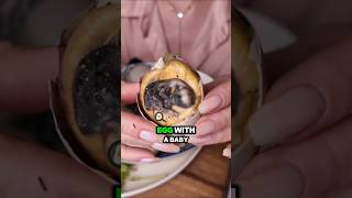 BALUT EGG: The egg that has a baby inside🤯🐣 #shorts