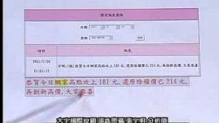 張宇明股神系統100.07.28-3只買三線翻多的股票.WMV