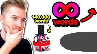 Which Language Has INFINITE Words... (PWA Countryballs Reaction)