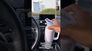 Water bottle that fits BMW cupholder? Let's see 🤔 #coldest