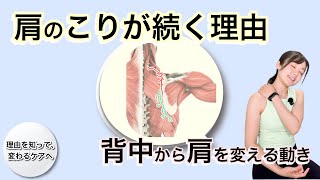 Is the stiffness in your shoulders due to a lack of something in your back? How to change your bo...