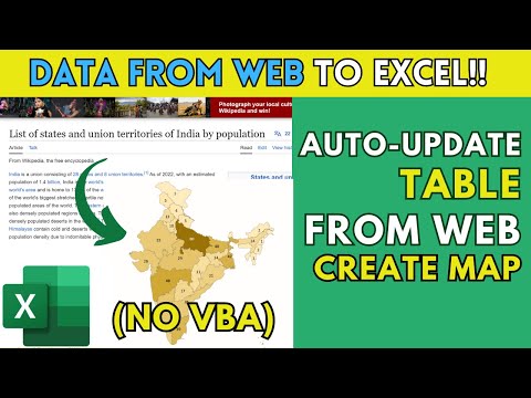 Import data directly from any website! Make a map for geographical data